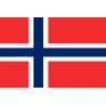 Drapeau Norvège (19.5x13cm) - Autocollant(sticker)