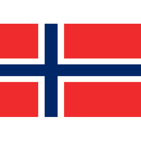 Drapeau Norvège (5x3.3cm) - Sticker/autocollant
