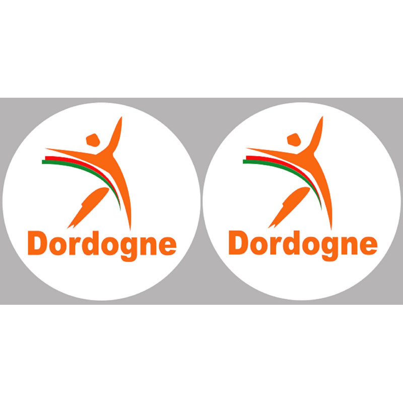 Dordogne (2fois 10cm) - Sticker/autocollant