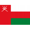 Drapeau Oman (19.5x13cm) - Autocollant(sticker)