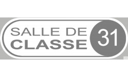 Autocollant (sticker): signaletique salle de classe