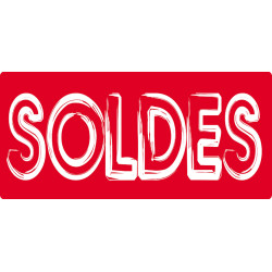 SOLDES R4 - 30x14 cm - Sticker/autocollant