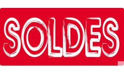 SOLDES R4 - 30x14 cm - Autocollant(sticker)