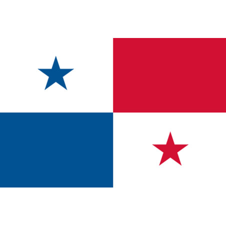 Drapeau Panama (15x10cm) - Sticker/autocollant