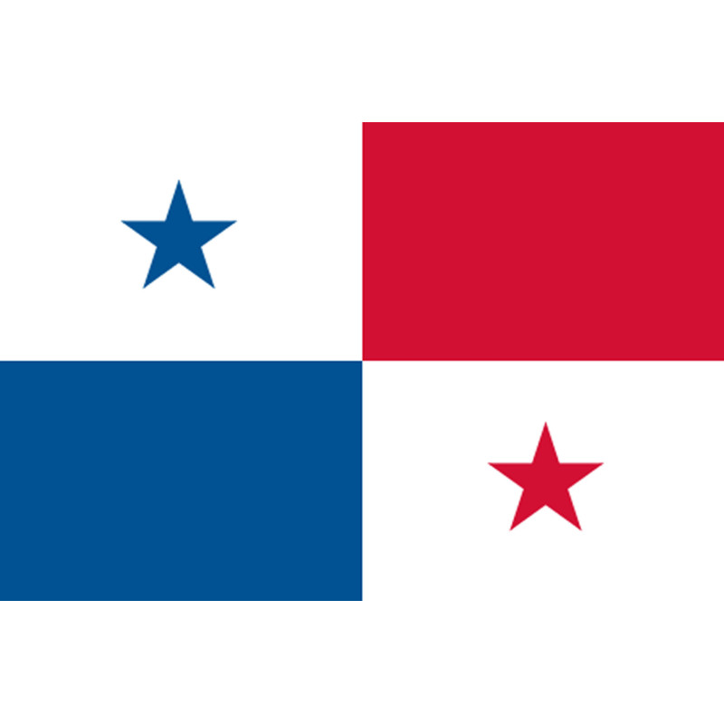 Drapeau Panama (5x.3.3cm) - Sticker/autocollant