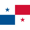 Drapeau Panama (5x.3.3cm) - Sticker/autocollant