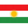 Drapeau Kurdistan (19.5x13cm) - Autocollant(sticker)