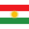 Drapeau Kurdistan (15x10cm) - Sticker/autocollant