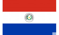 Drapeau Paraguay (19.5x13cm) - Autocollant(sticker)