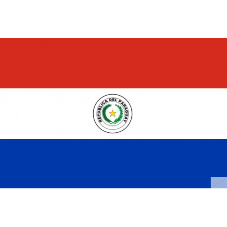 Drapeau Paraguay (19.5x13cm) - Autocollant(sticker)