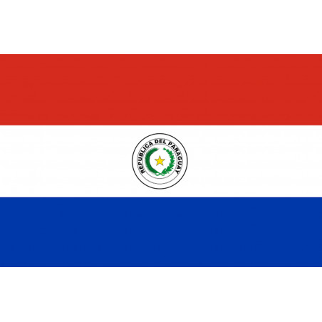 Drapeau Paraguay (19.5x13cm) - Autocollant(sticker)