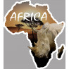 Africa Rhinocéros - 5x4,5cm - Autocollant(sticker)