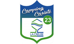 campingcariste Creuse 23 - 10x7.5cm - Autocollant(sticker)
