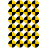 CRASH TEST - 24 stickers de 5cm - Sticker/autocollant