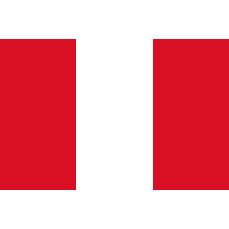 Drapeau Pérou (19.5x13cm) - Sticker/autocollant