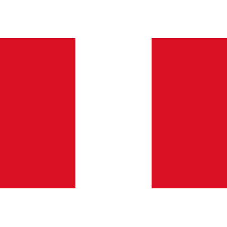 Drapeau Pérou (15x10cm) - Sticker/autocollant