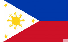 Drapeau Philippines (19.5x13cm) - Autocollant(sticker)