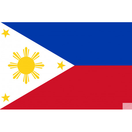 Drapeau Philippines (19.5x13cm) - Autocollant(sticker)