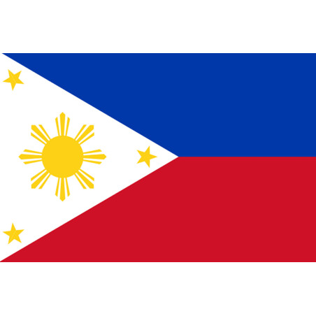 Drapeau Philippines (19.5x13cm) - Sticker/autocollant