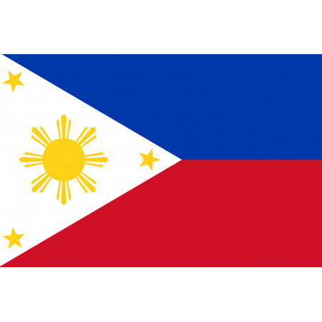 Drapeau Philippines (19.5x13cm) - Autocollant(sticker)