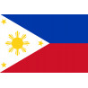 Drapeau Philippines (19.5x13cm) - Autocollant(sticker)