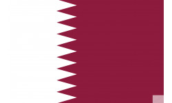 Drapeau Qatar (19.5x13cm) - Autocollant(sticker)