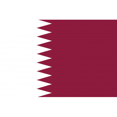 Drapeau Qatar (19.5x13cm) - Autocollant(sticker)