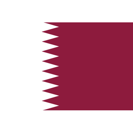 Drapeau Qatar (15x10cm) - Sticker/autocollant