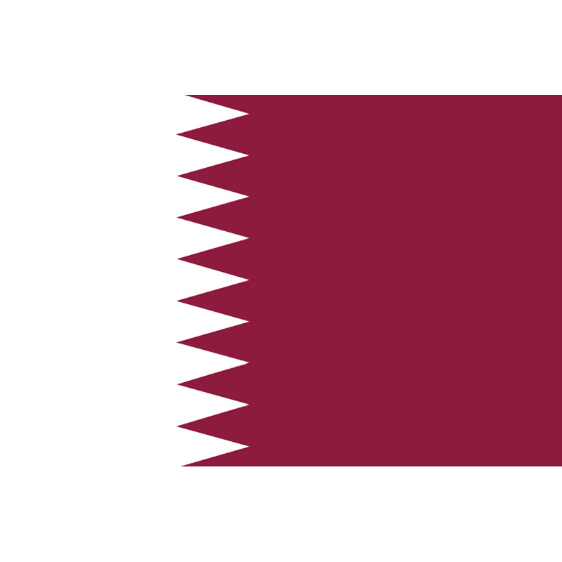 Drapeau Qatar (5x3.3cm) - Sticker/autocollant
