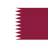 Drapeau Qatar (5x3.3cm) - Sticker/autocollant
