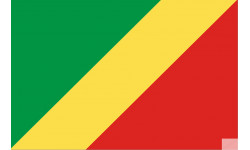 Drapeau République du Congo (19.5x13cm) - Autocollant(sticker)