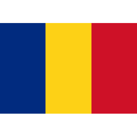 Drapeau Roumanie (19.5x13cm) - Sticker/autocollant