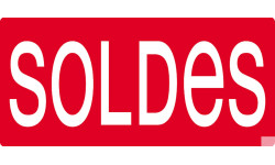 SOLDES R10 - 30x14cm - Autocollant(sticker)