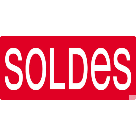 SOLDES R10 - 30x14cm - Autocollant(sticker)