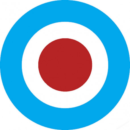 drapeau aviation anglaise - 20cm - Autocollant(sticker)