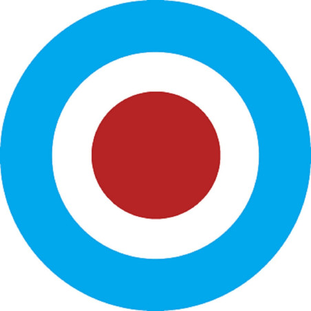 drapeau aviation anglaise - 20cm - Sticker/autocollant