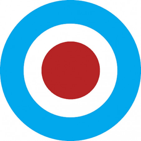 drapeau aviation anglaise - 20cm - Autocollant(sticker)