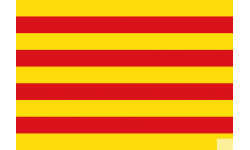 Drapeau Catalan (19.5x13cm) - Autocollant(sticker)