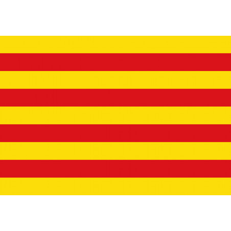 Drapeau Catalan (19.5x13cm) - Autocollant(sticker)