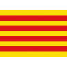 Drapeau Catalan (15x10cm) - Autocollant(sticker)