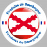 Produit bourguignon - 5cm - Autocollant(sticker)