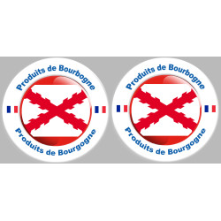Produits de la Bourgogne - 2fois 10cm - Sticker/autocollant