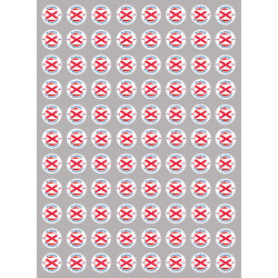 Produits Bourgogne - 88fois 2cm - Sticker/autocollant