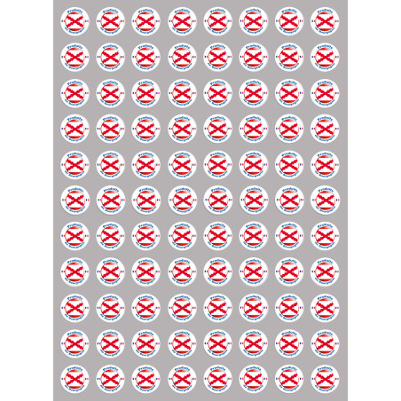 Produits Bourgogne - 88fois 2cm - Sticker/autocollant