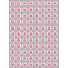 série Produits Bourgogne (88 stickers 2x2cm) - Autocollant(sticker)