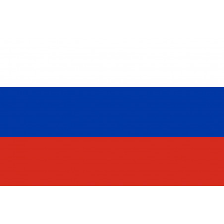 Drapeau Russie (19.5x13cm) - Autocollant(sticker)