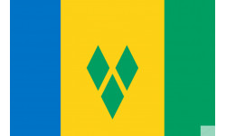 Saint-Vincent-et-les-Grenadines (19.5x13cm) - Autocollant(sticker)