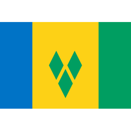 Saint-Vincent-et-les-Grenadines (15x10cm) - Sticker/autocollant
