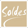 solde Carré imitation OR - 10cm - Autocollant(sticker)