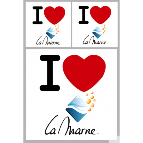 Département 51 la Marne (1fois 10cm / 2 fois 5cm) - Autocollant(sticker)